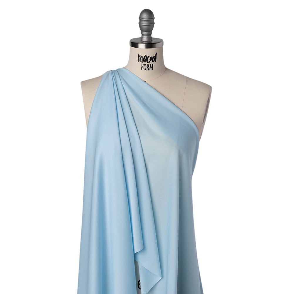 Polyester Pongee Knit Lining - Sky Blue - Luca Collection - Joann Fabrics