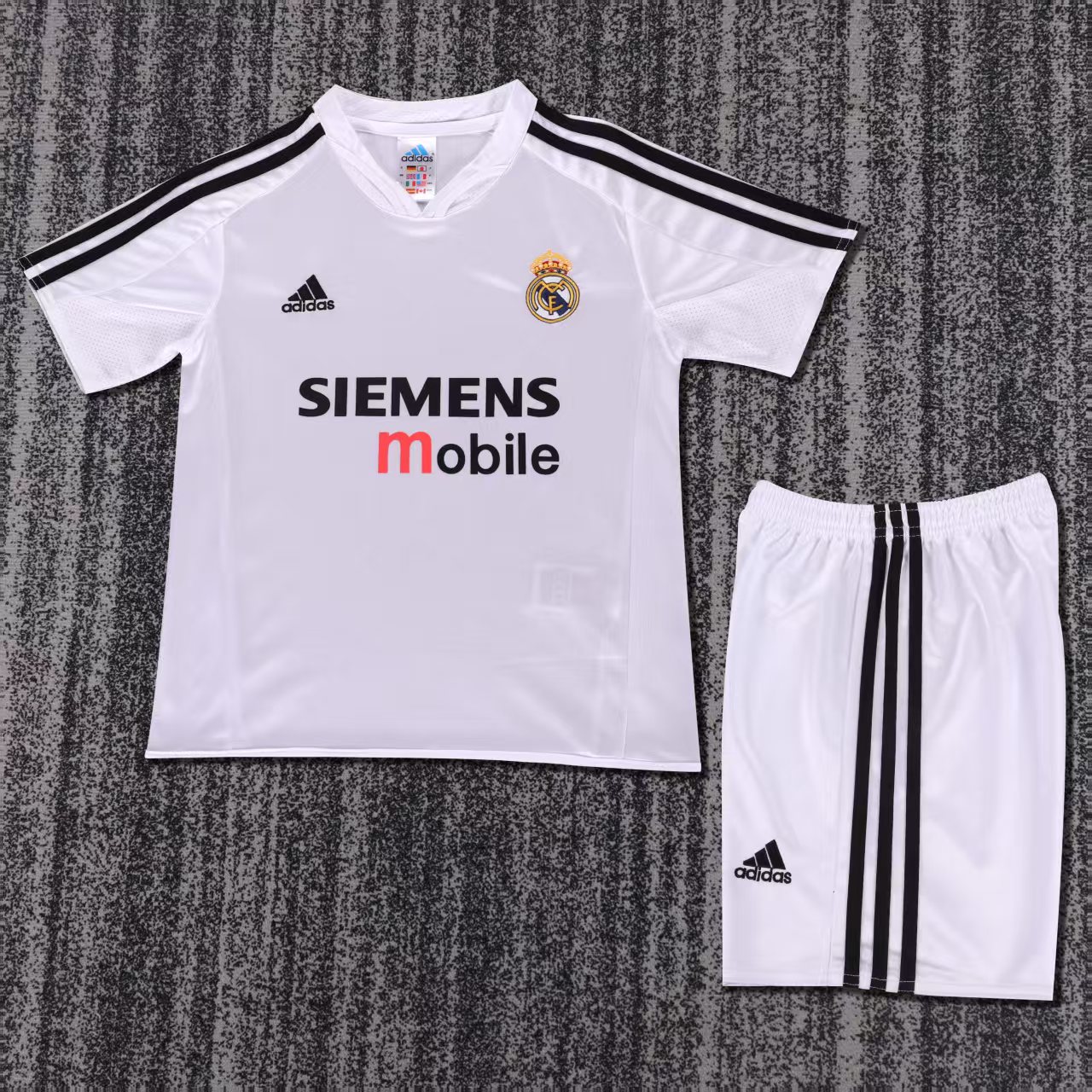 2004-2005 Retro Real Madrid Home Football Shirt 1:1 Thai Quality Kids Size