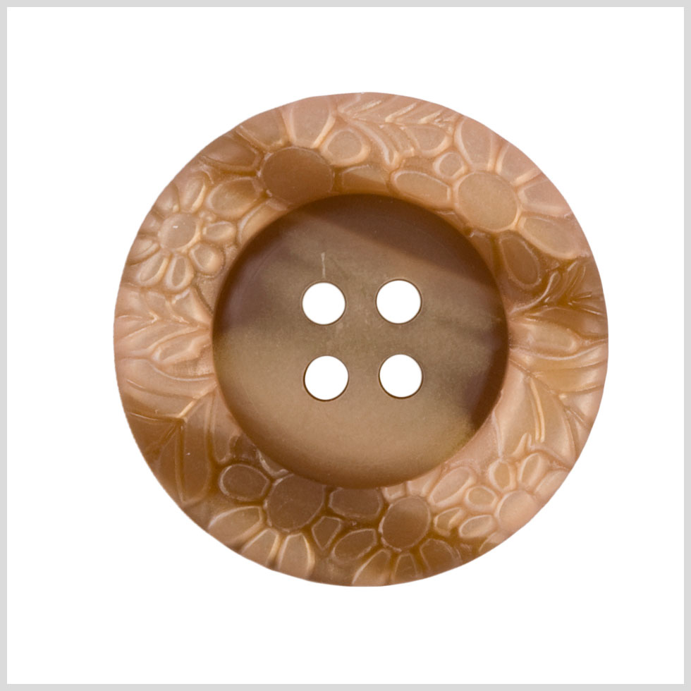 Rust Plastic Button - 24L/15mm - Joann Fabrics