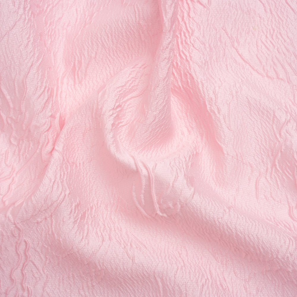 Luminous Baby Pink Crinkled Luxury Brocade - Joann Fabrics