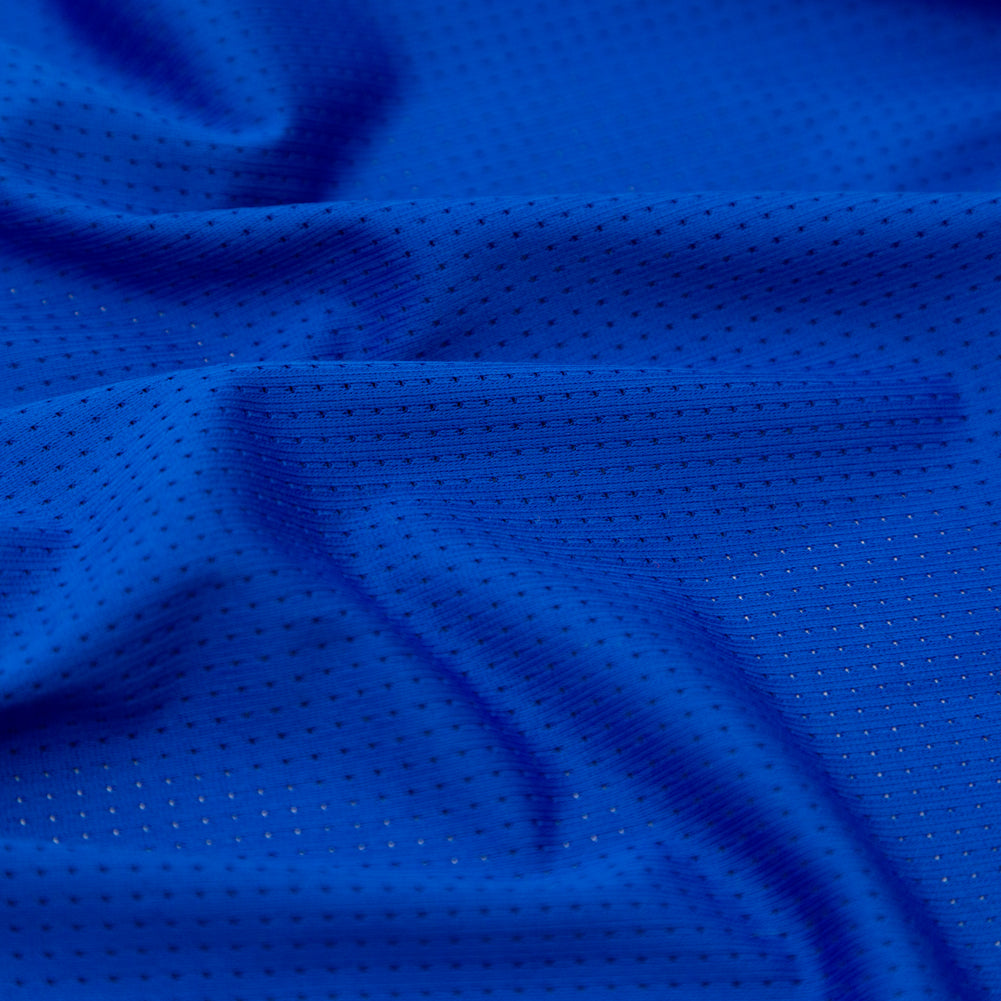 Cobalt Blue Perforated Polyester Knit - Joann Fabrics