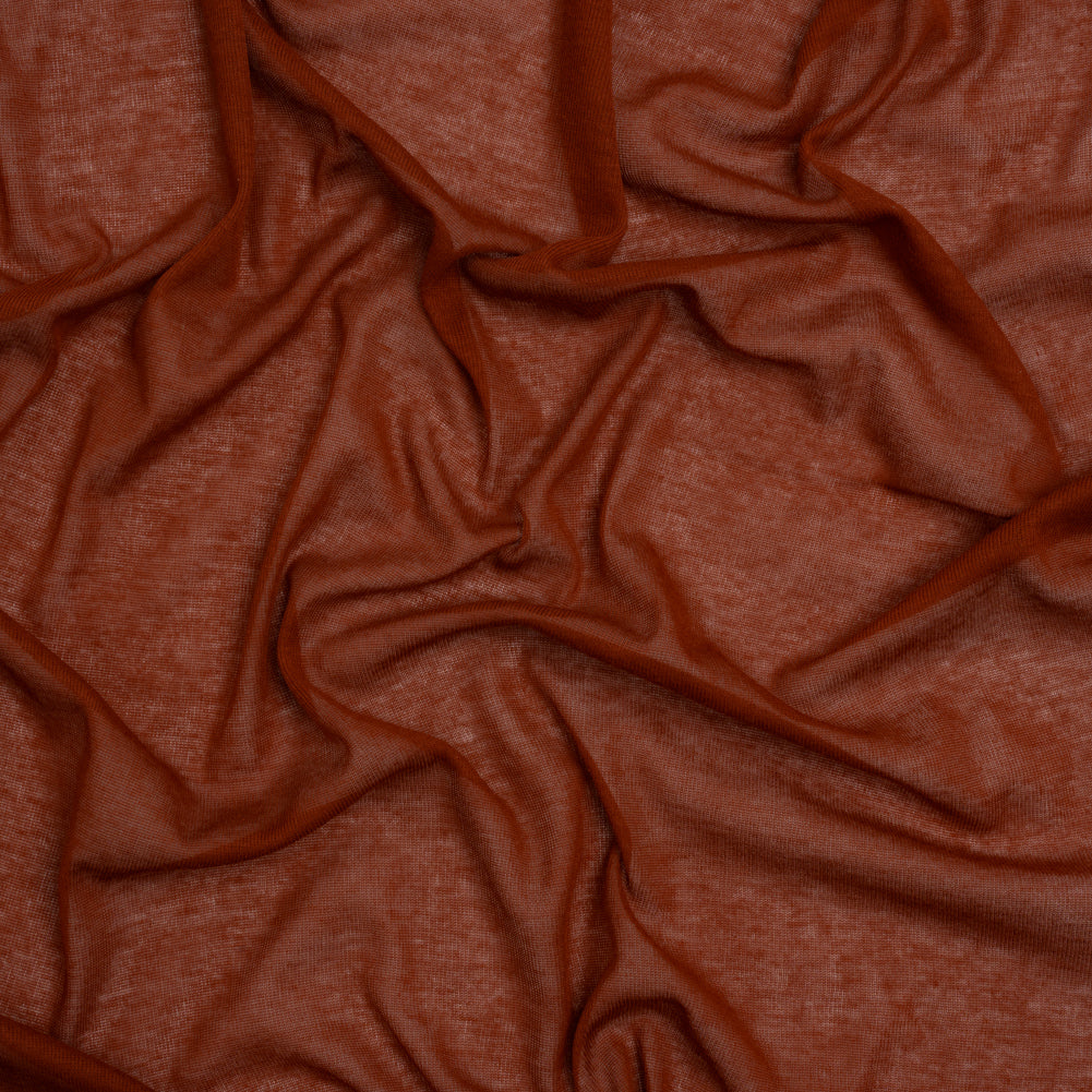 Lightweight Rayon Interlock Knit - Dark Orange - Designer Deadstock - Joann Fabrics