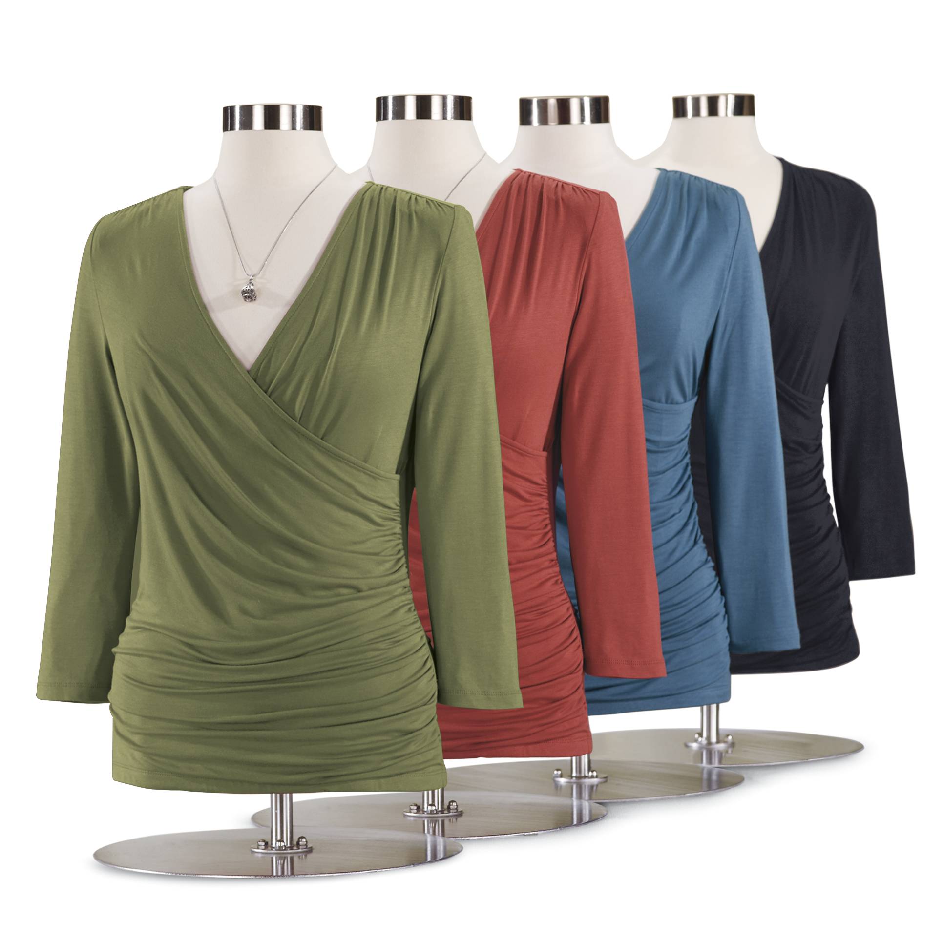Crossover Soft Surplice Top - Northstyle Catalog