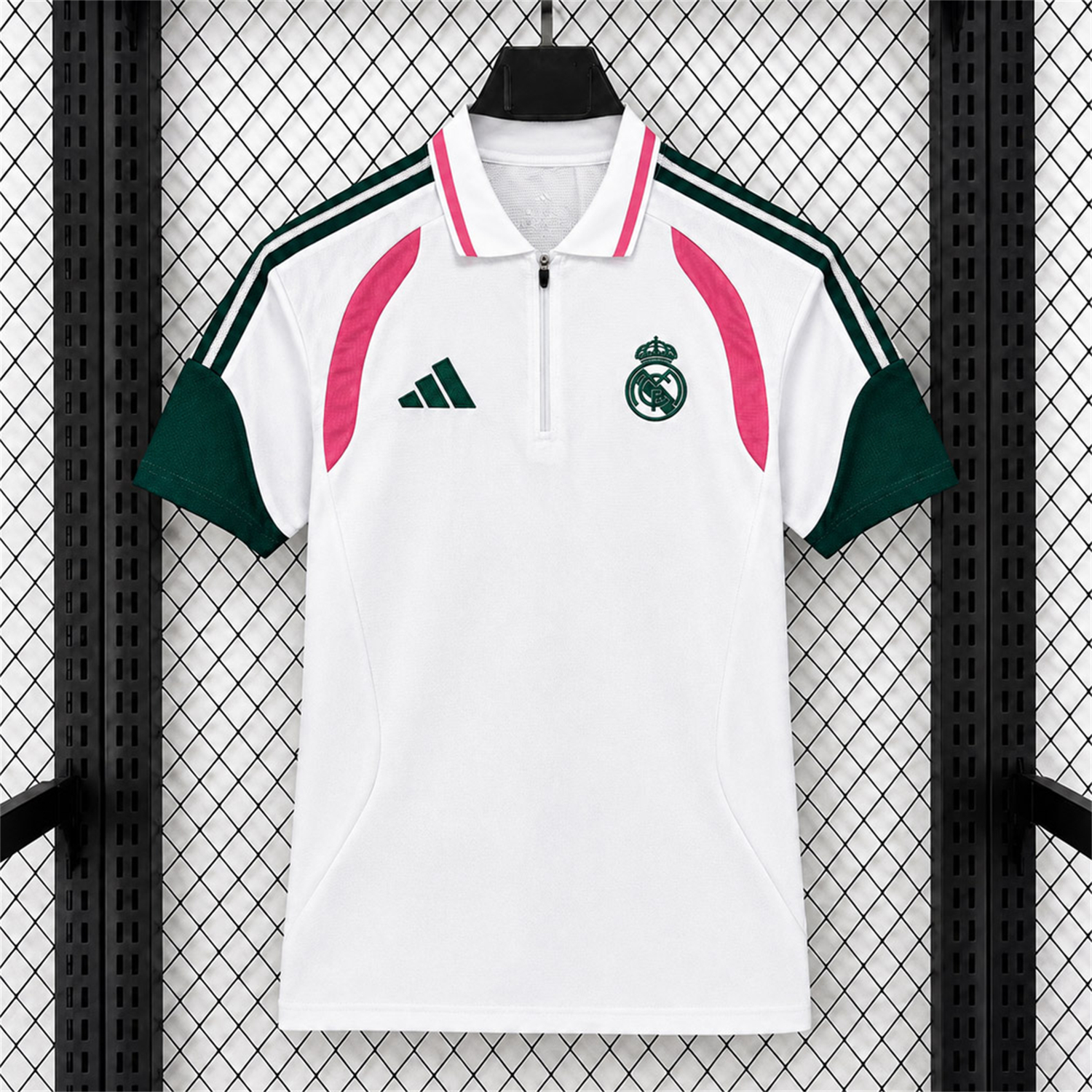 Real Madrid 26-27 White Black Training Jersey - Fans Version - UnitedFutballJersey