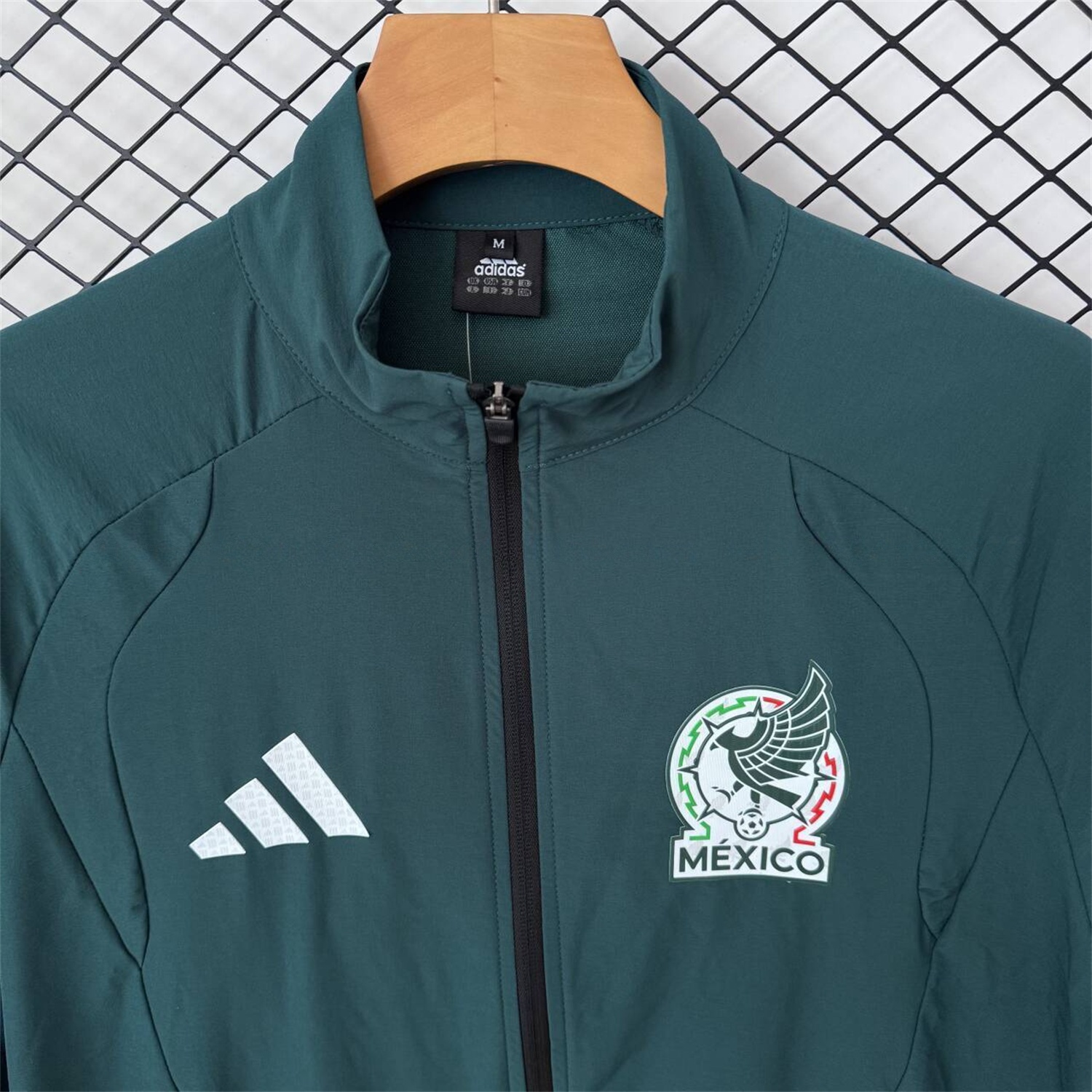 Mexico 2026 Windbreaker Training Set - Deep Green Top and Pants - UnitedFutballJersey