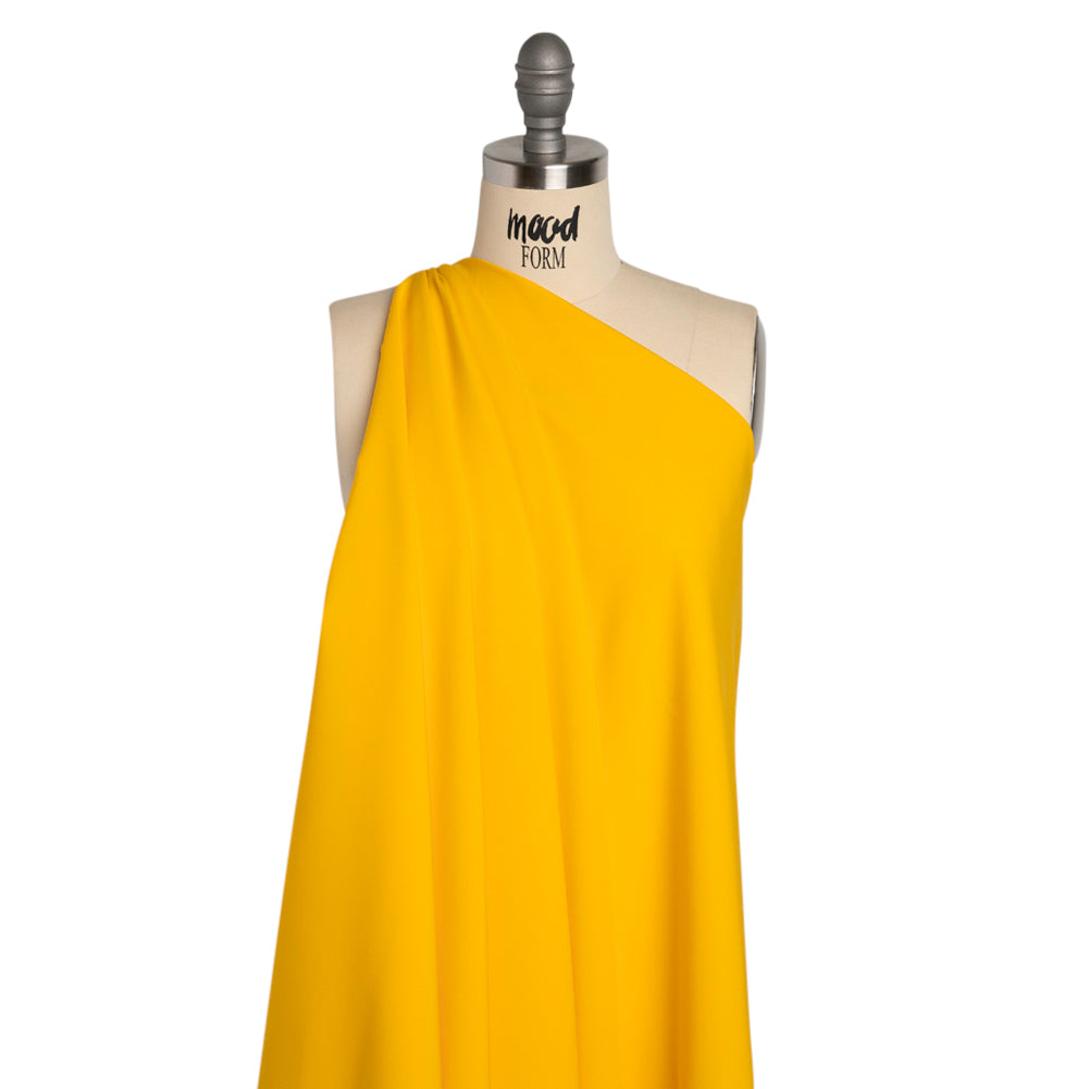 Stretch Recycled Polyester 4-Ply Crepe - Yellow - Premium Collection - Joann Fabrics