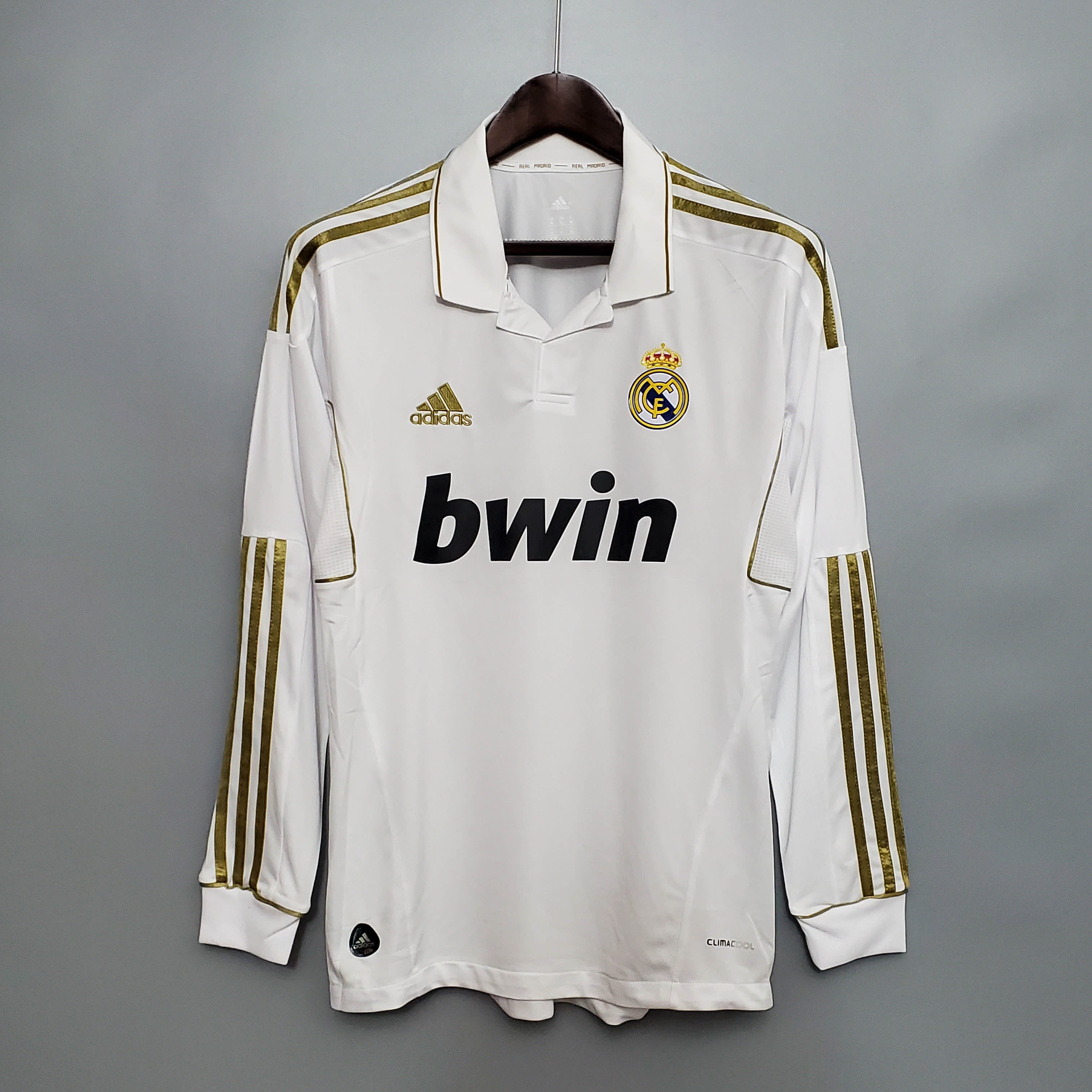 2011/2012 Retro Long Sleeve Real Madrid Home 1:1 Thai Quality