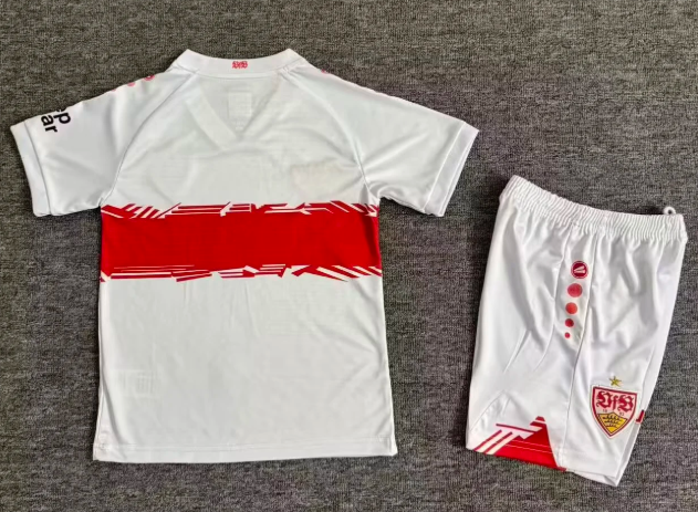 2025/2026 VfB Stuttgart Home Football Jersey 1:1 Quality Thai Kids Size