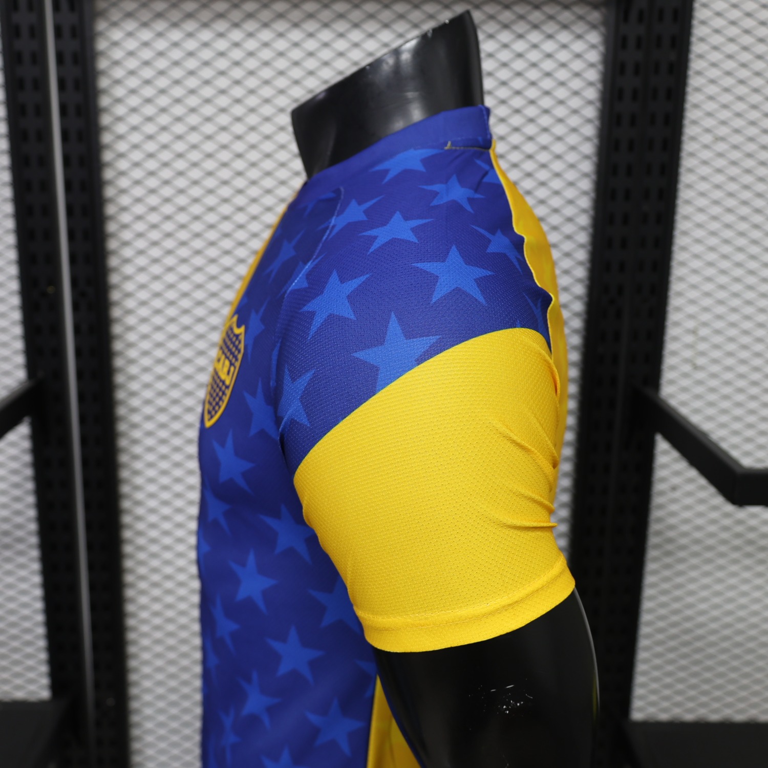 Boca Juniors 26-27 Yellow Blue Stars Special Jersey - Player Version - UnitedFutballJersey
