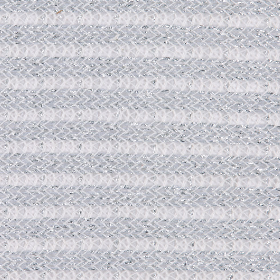 Metallic Silver Wool Blend Striped Knit - Joann Fabrics