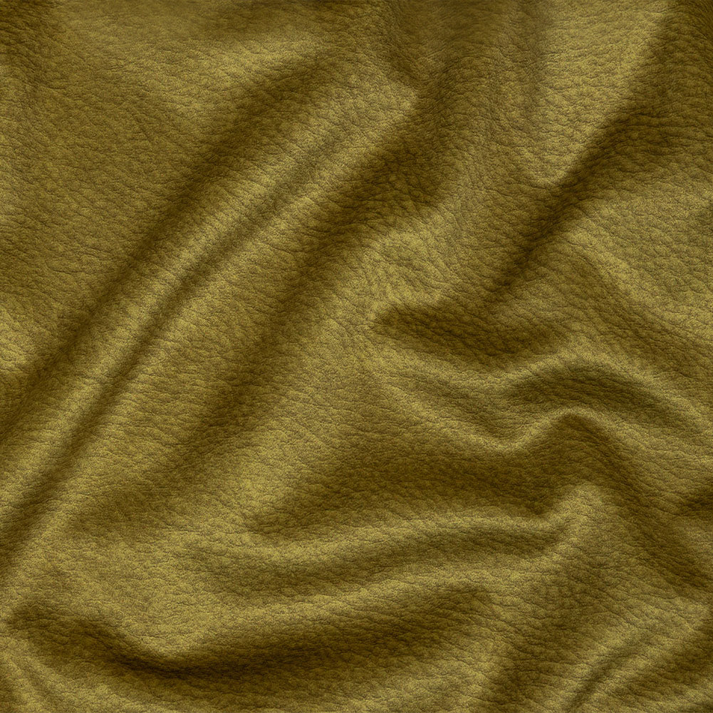 Polyester Microvelvet - Olive Abstract - British Imported - Joann Fabrics