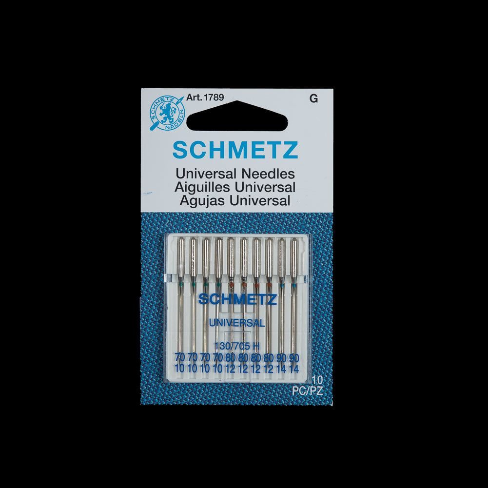 Schmetz Universal Machine Needles - Assorted Sizes (70/10, 80/12, 90/14) - 10 ct - Joann Fabrics