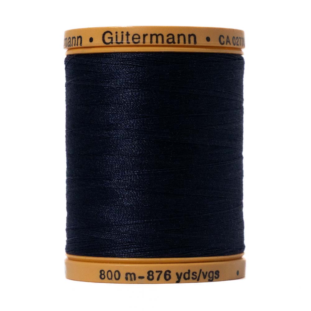 Gutermann Natural Cotton Thread 800m - 6210 Midnight Blue - Joann Fabrics