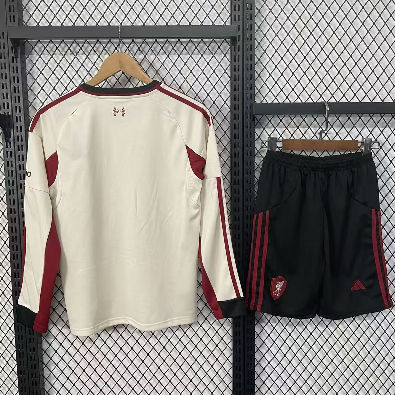 2025/2026  Long Sleeves Liverpool Away Football Jersey 1:1 Thai Quality Kids Size
