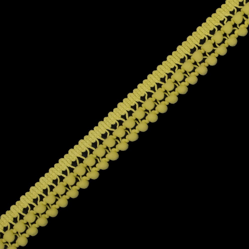 Yellow Two Row Mini Pom Pom Trim - Joann Fabrics