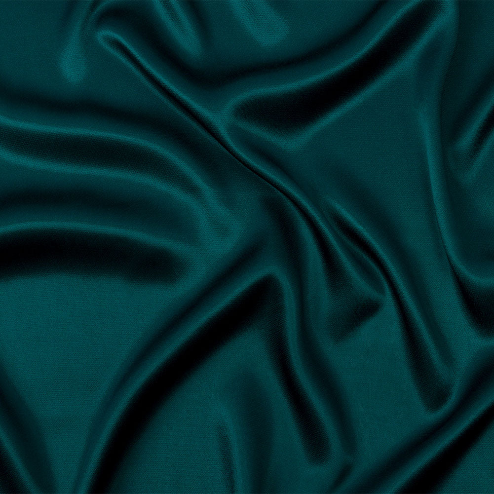 Sustainable Viscose Fluid Satin - Teal - Mood Exclusive Elliana Collection - Joann Fabrics