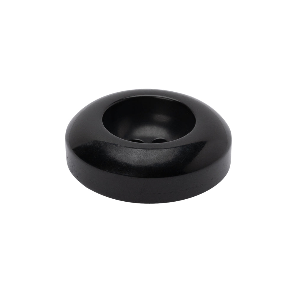Plastic 4-Hole Button - 38L/24mm - Black Deep Well - Joann Fabrics
