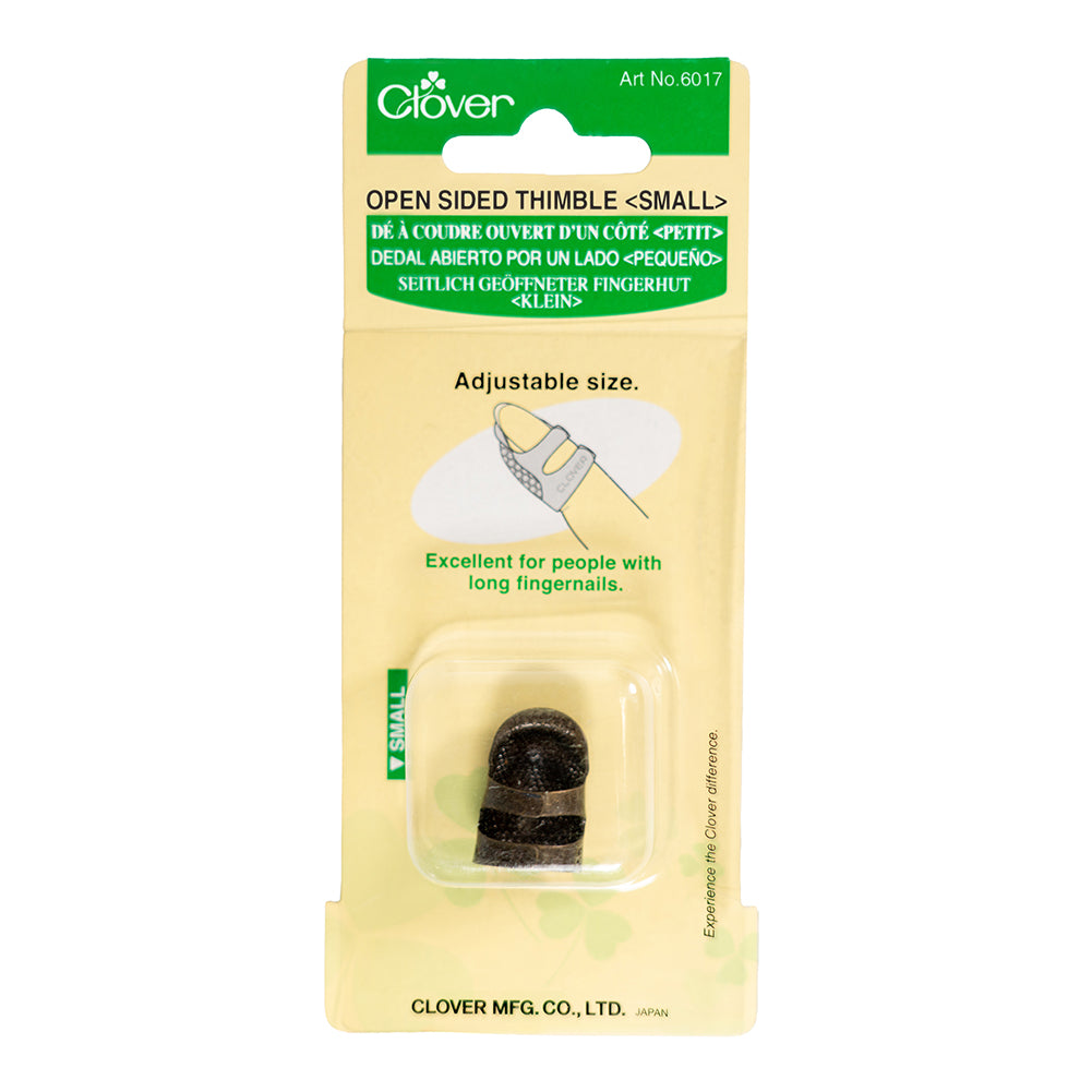 Clover Open Sided Metal Thimble - Small - Joann Fabrics
