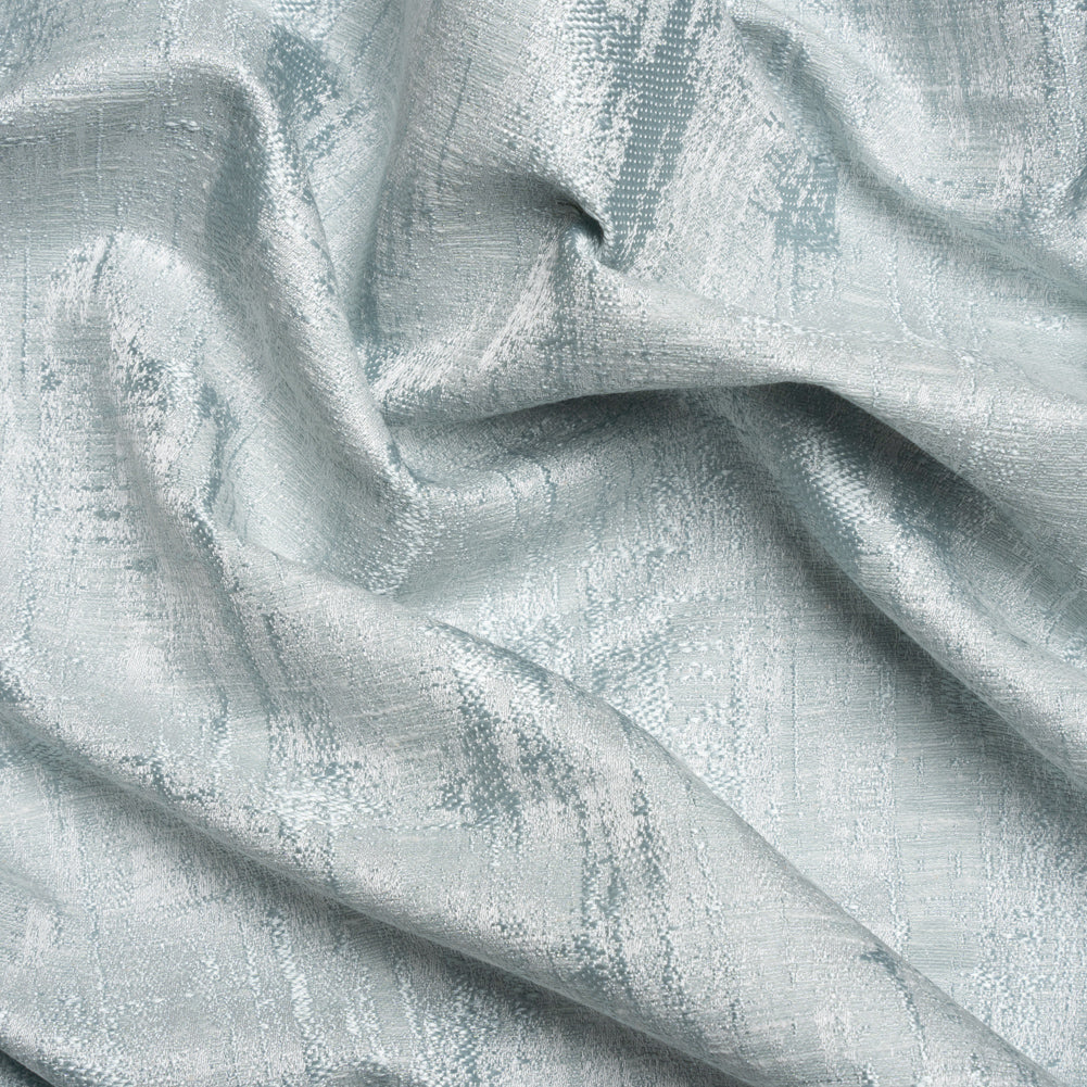 Drapery Jacquard - Duckegg Distressed Abstract - British Imported - Joann Fabrics