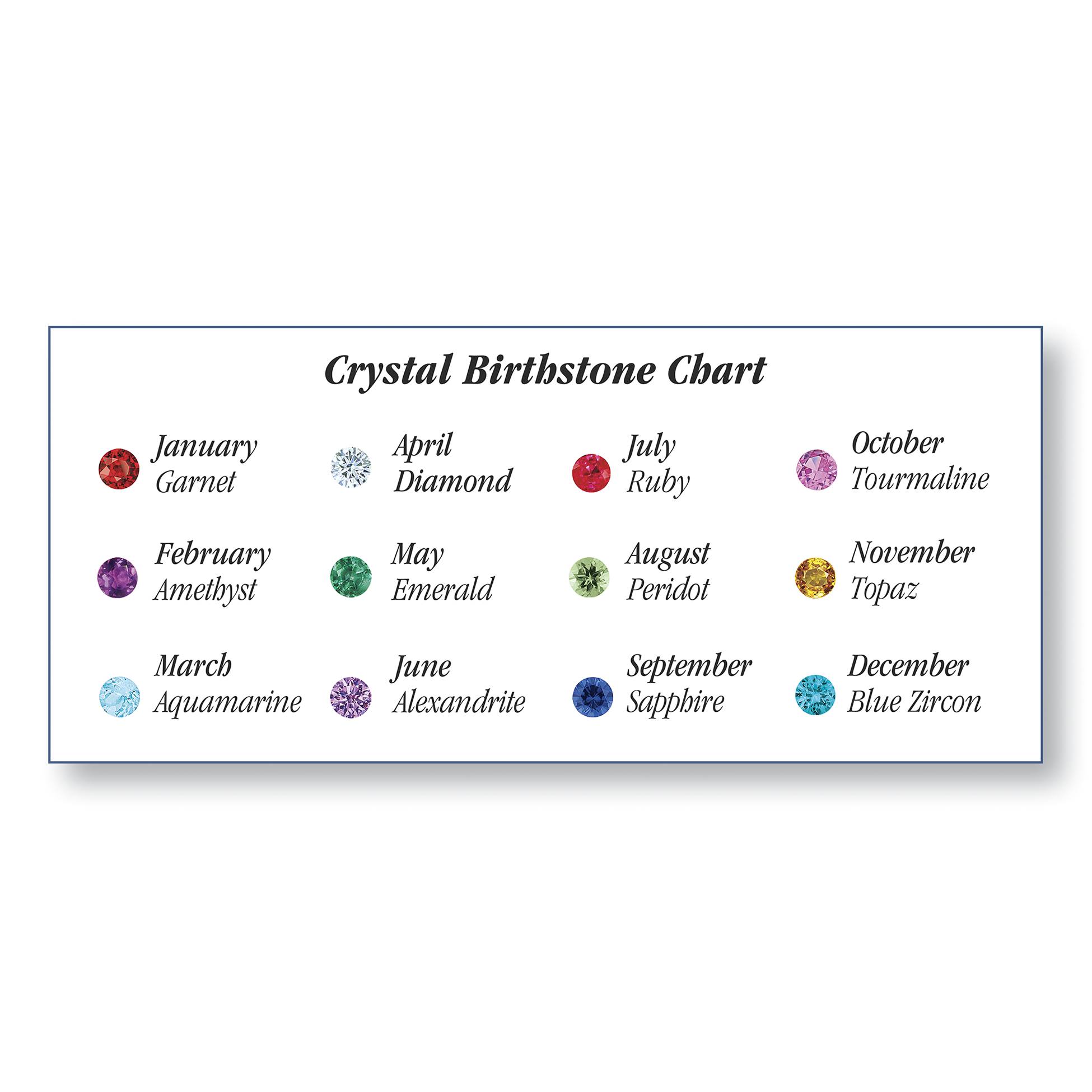 Personalized 10K Yellow Gold Single Initial with Crystal Birthstone Pendant, 18in. Chain - Northstyle Catalog