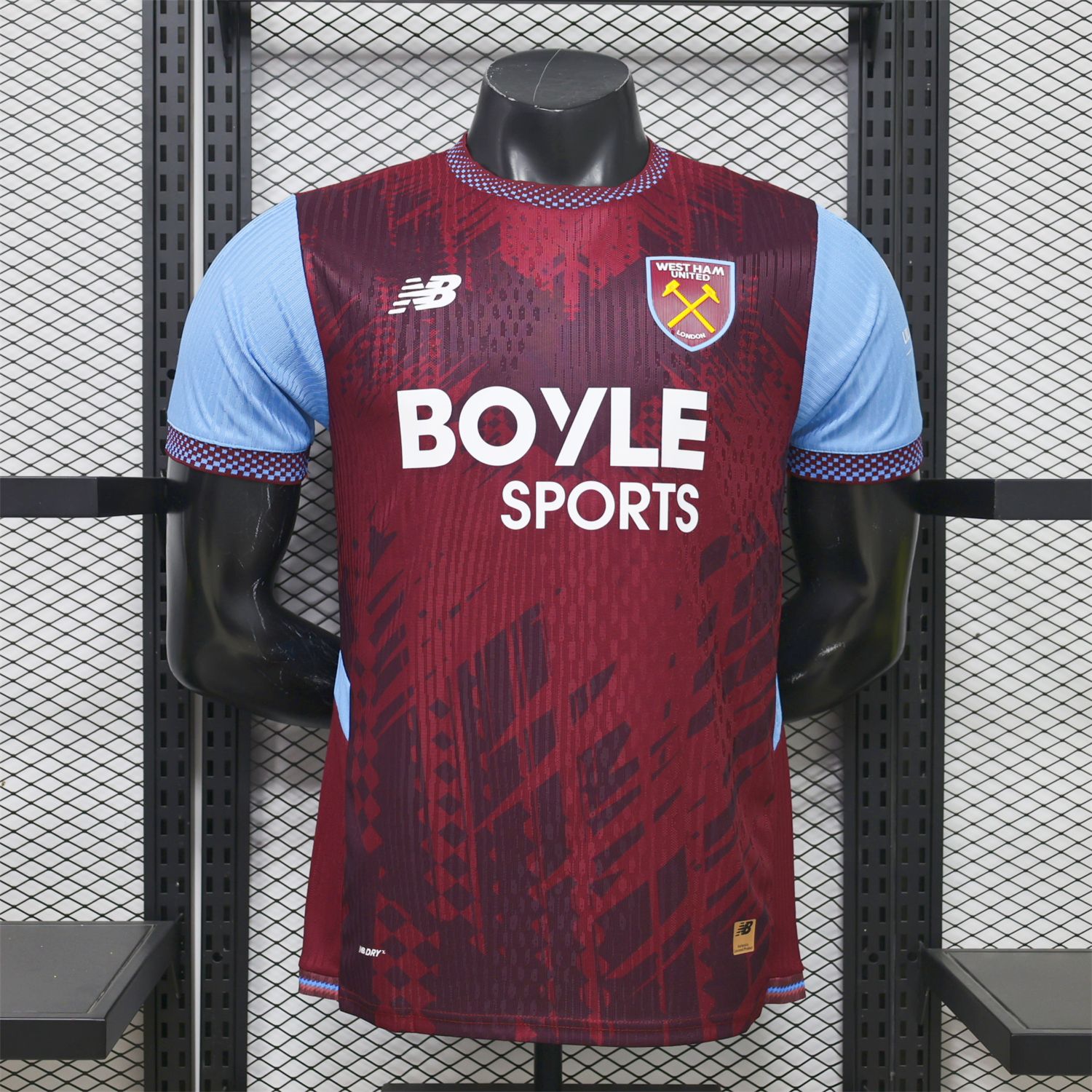 West Ham United 26-27 Home Jersey - Player Version - UnitedFutballJersey