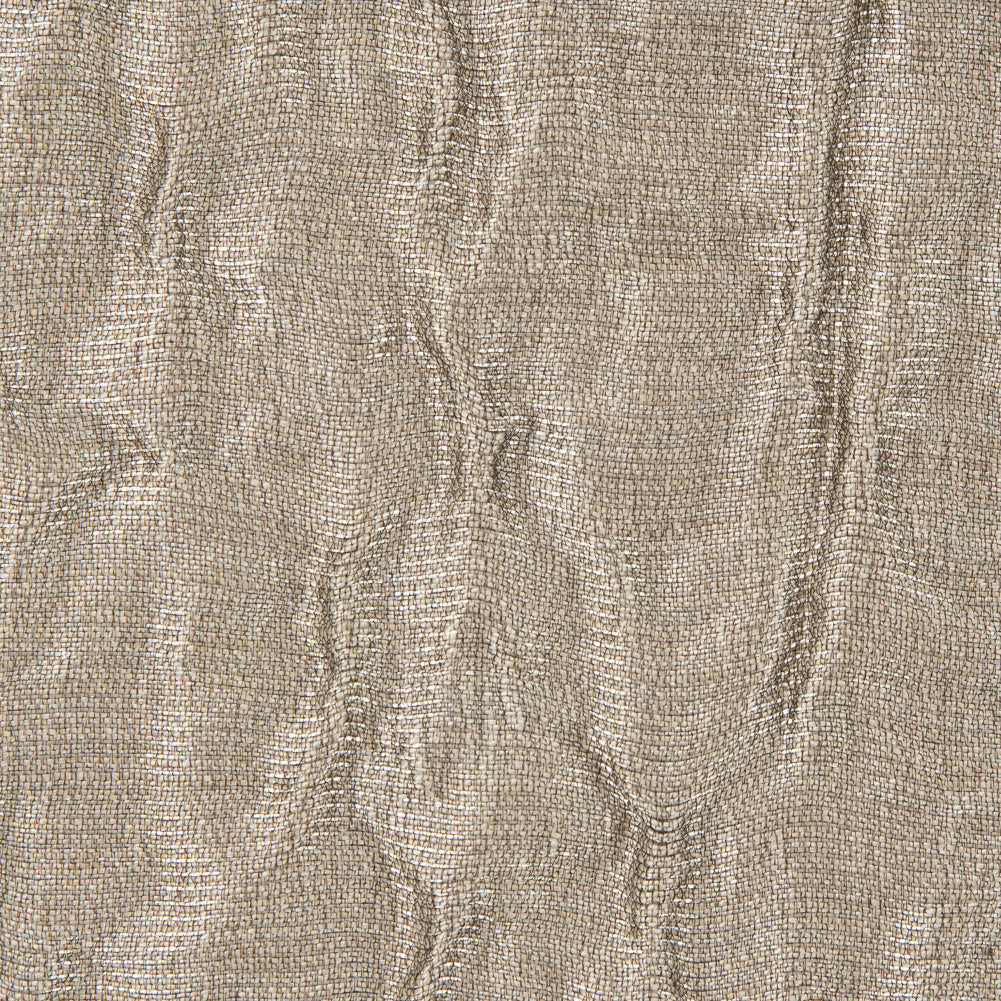 Oxford Tan Luminous Crinkled Brocade - Joann Fabrics