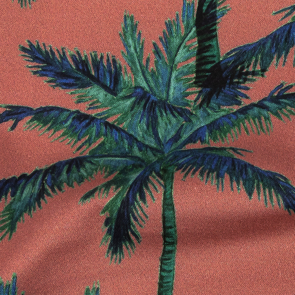 Mood Exclusive Rose Psychedelic Palms Stretch Cotton Sateen - Joann Fabrics