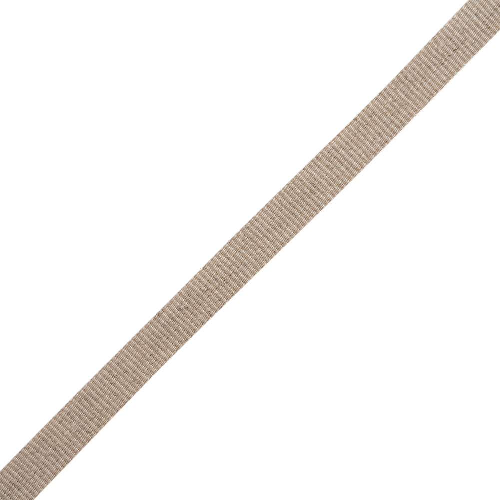 Linen Blend Grosgrain Ribbon Made in Italy - 10mm - Beige - Joann Fabrics
