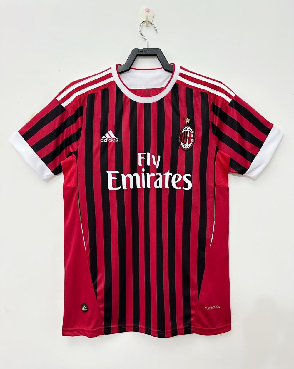 2011/2012 Retro AC Milan Home Football Shirt 1:1 Thai Quality