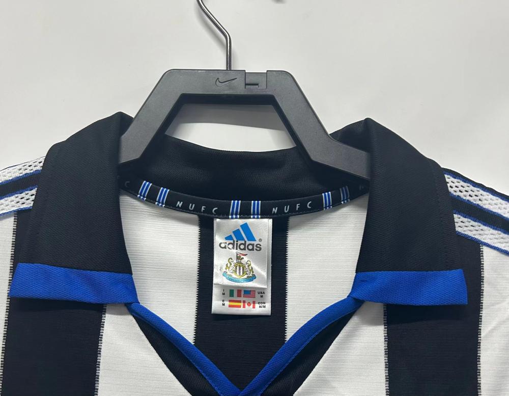 1999-2000 Retro Newcastle United Home Soccer Jersey 1:1 Thai Quality