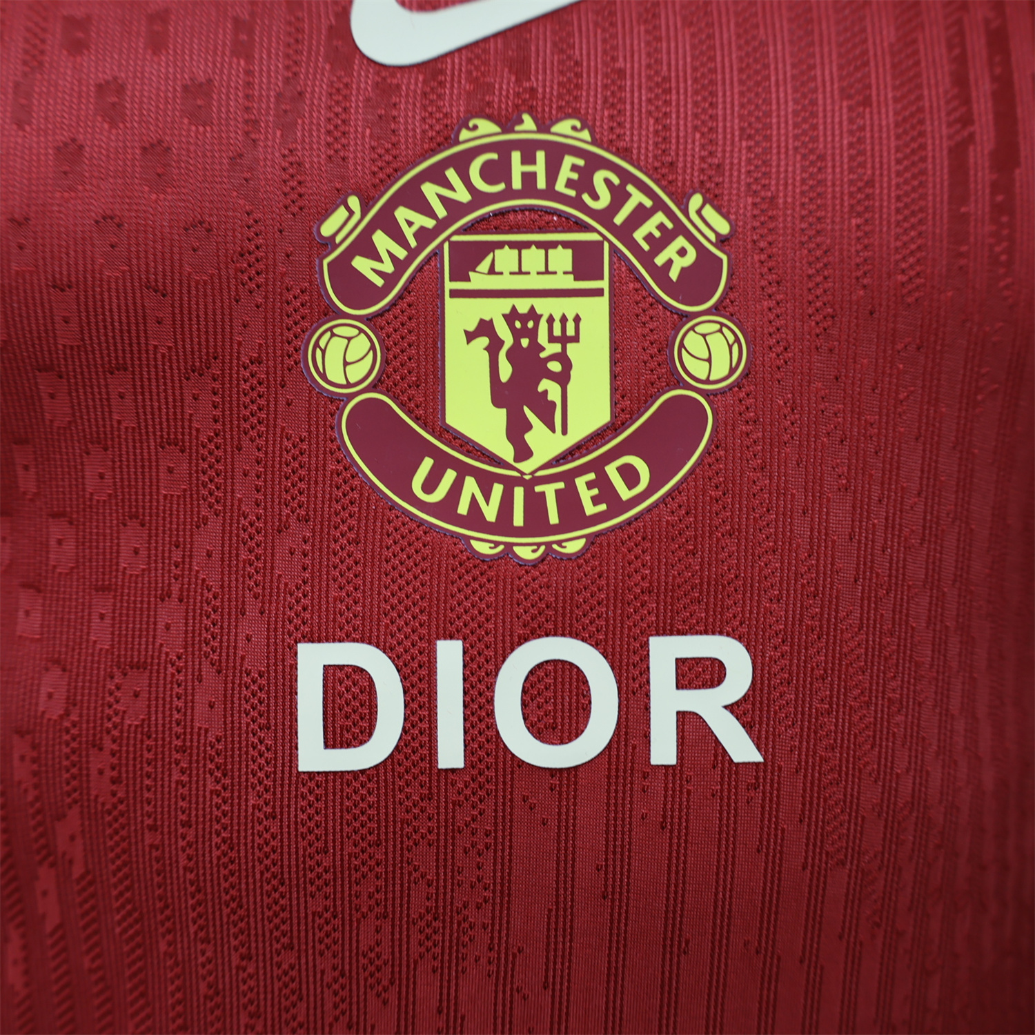 Manchester United 26-27 x DIOR Red Special Jersey - Player Version - UnitedFutballJersey