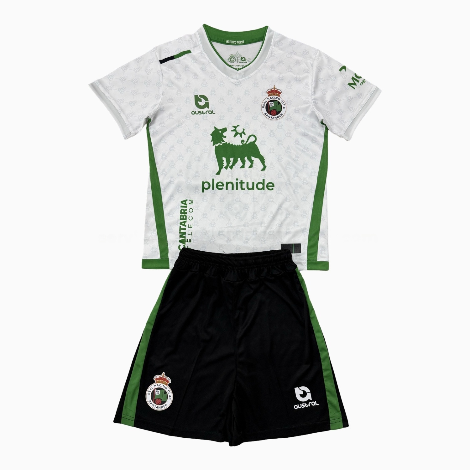 Racing de Santander 25-26 Home Men's Adult Jersey Set - Fans Version - UnitedFutballJersey