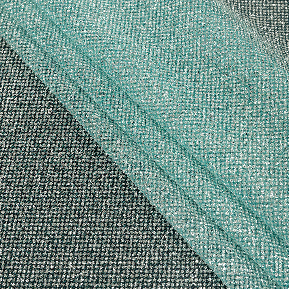 Tulle with Metallic Platinum Glitter - Lake Blue - Platina Collection - Joann Fabrics
