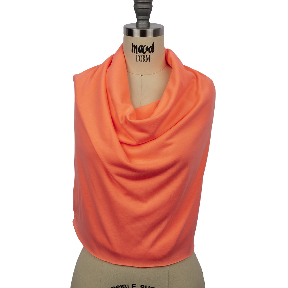 Neon Coral Recycled Polyester Jersey - Joann Fabrics