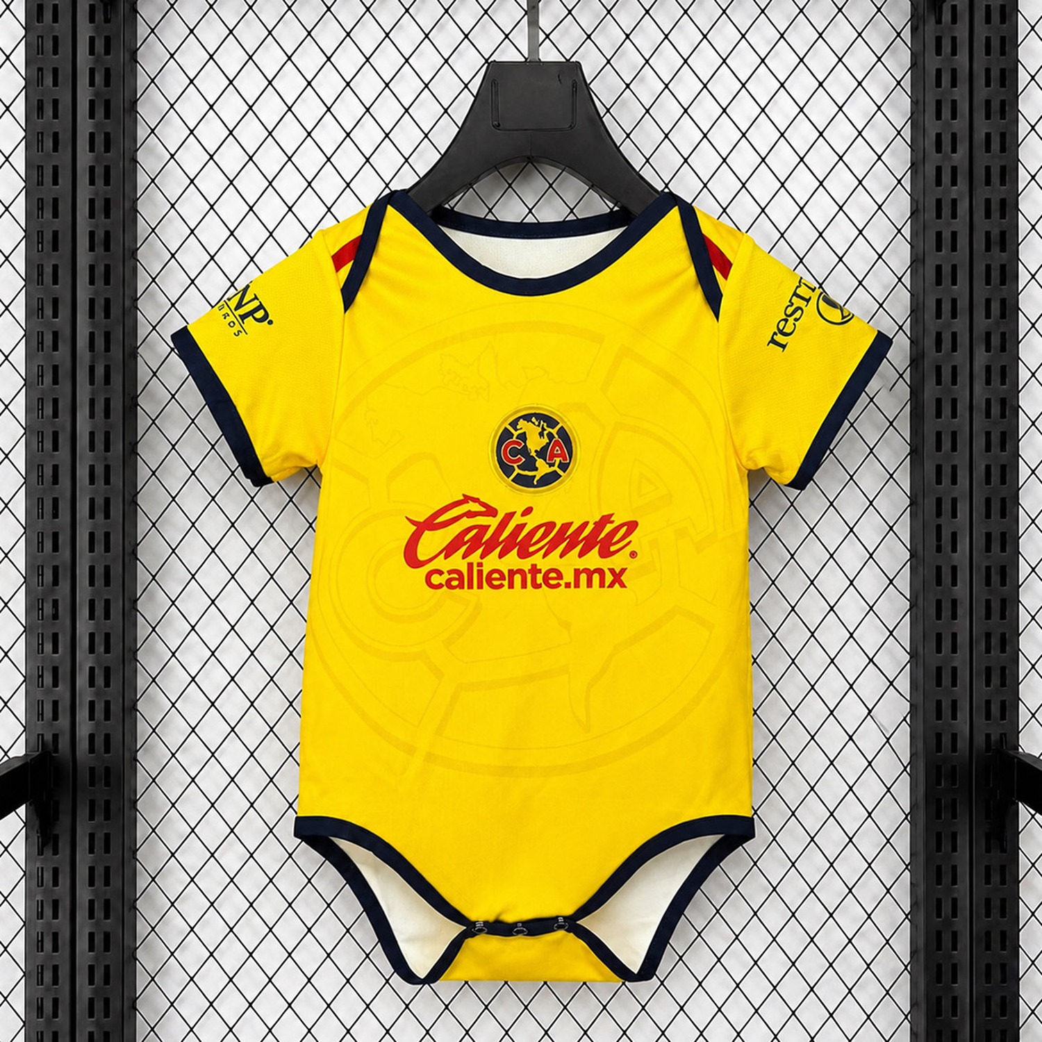 America 26-27 Home Yellow Baby Crawling Suit - UnitedFutballJersey