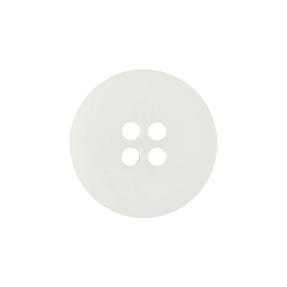 Matte White Shallow Plate 4-Hole Plastic Button - 33L/21mm - Joann Fabrics