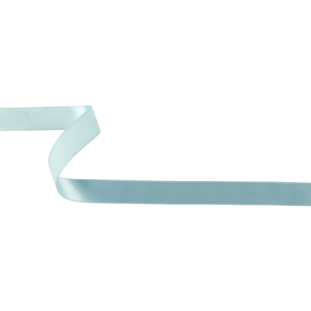Pale Blue Single Faced Satin Ribbon - 0.625