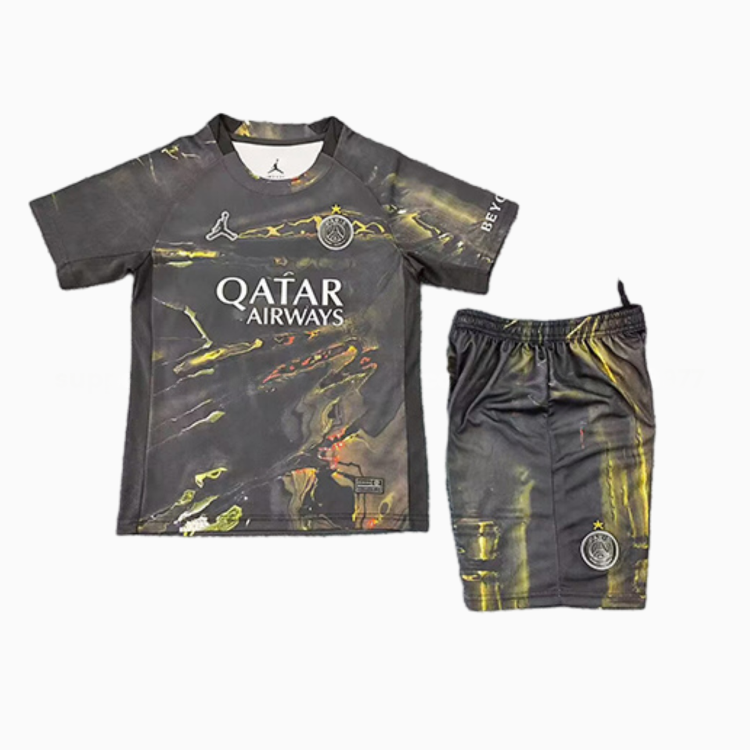 Paris Saint-Germain PSG 25-26 Night Version Fifth Kids Kit - UnitedFutballJersey