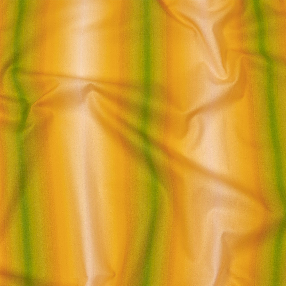 Cotton Voile - Green and Yellow Gradient Stripes - Marmalade Parade Print - Mood Exclusive Citrus Collection - Joann Fabrics