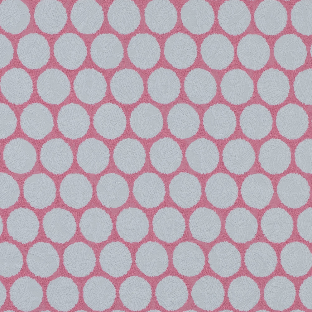 Italian Pink Polka Dotted Cotton Jacquard - Joann Fabrics