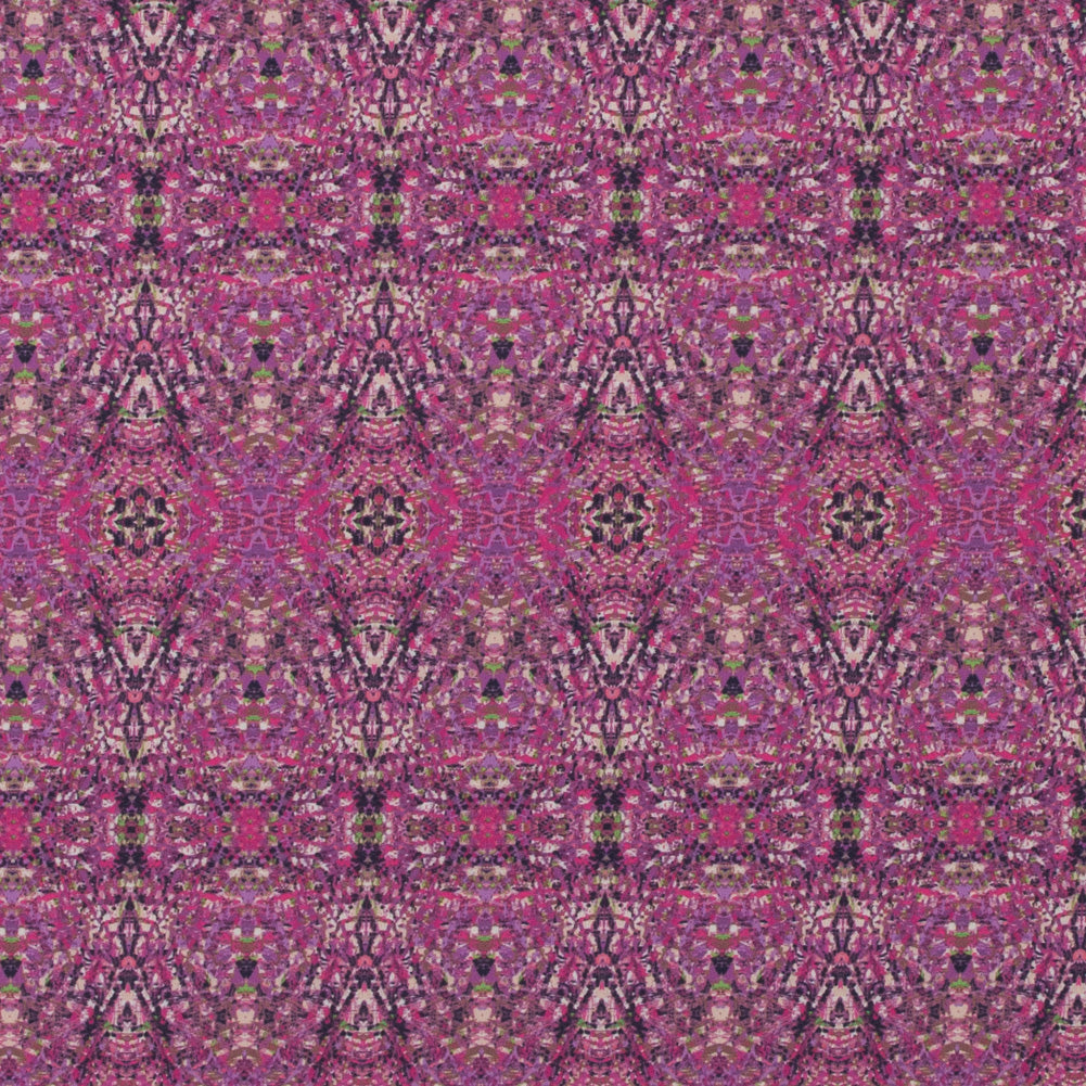 Italian Pink Kaleidoscopic Digitally Printed Stretch Polyester - Joann Fabrics
