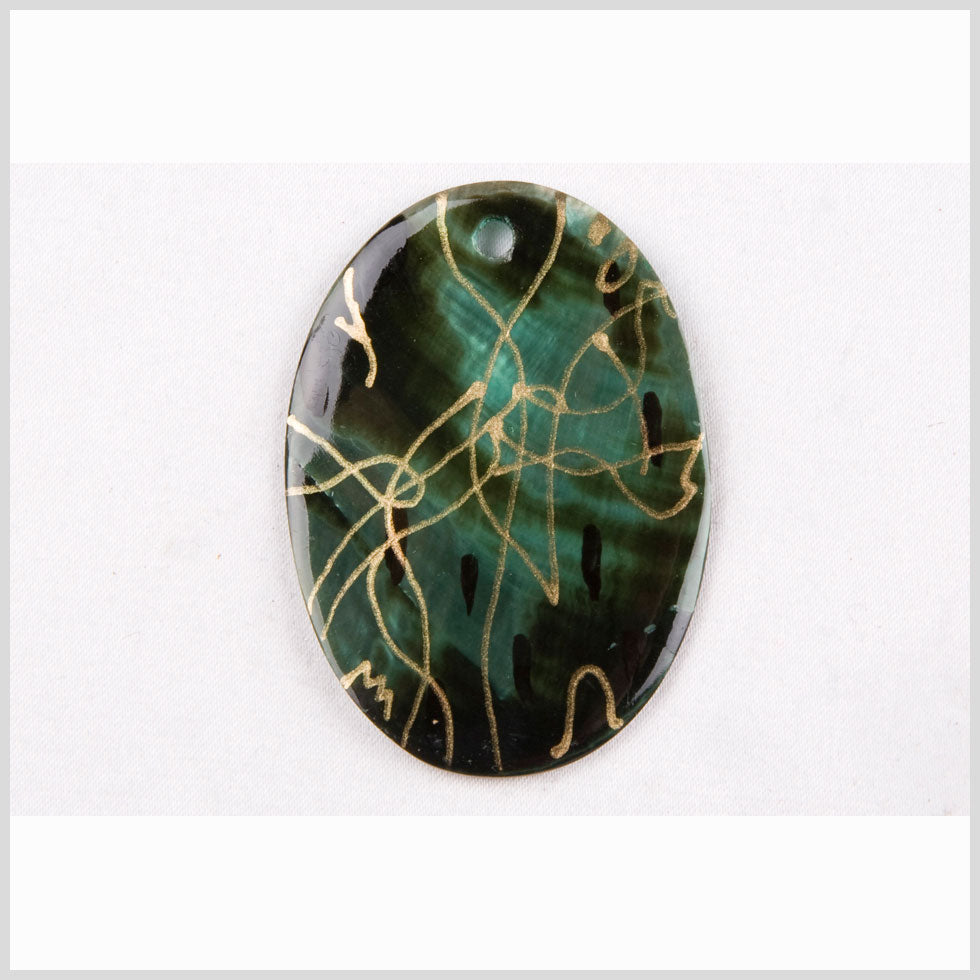 80mm Natural Green Shell Pendant - Joann Fabrics