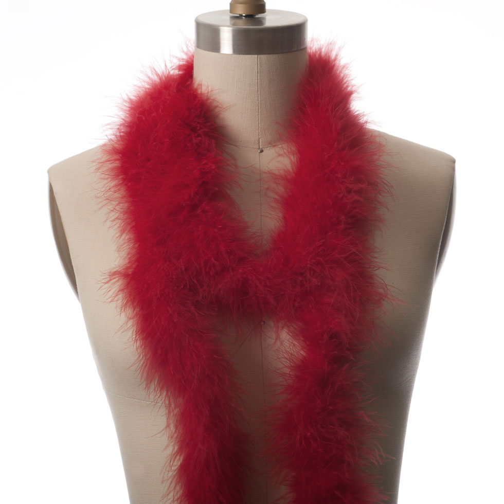 Red Marabou Turkey Feather Boa - Joann Fabrics