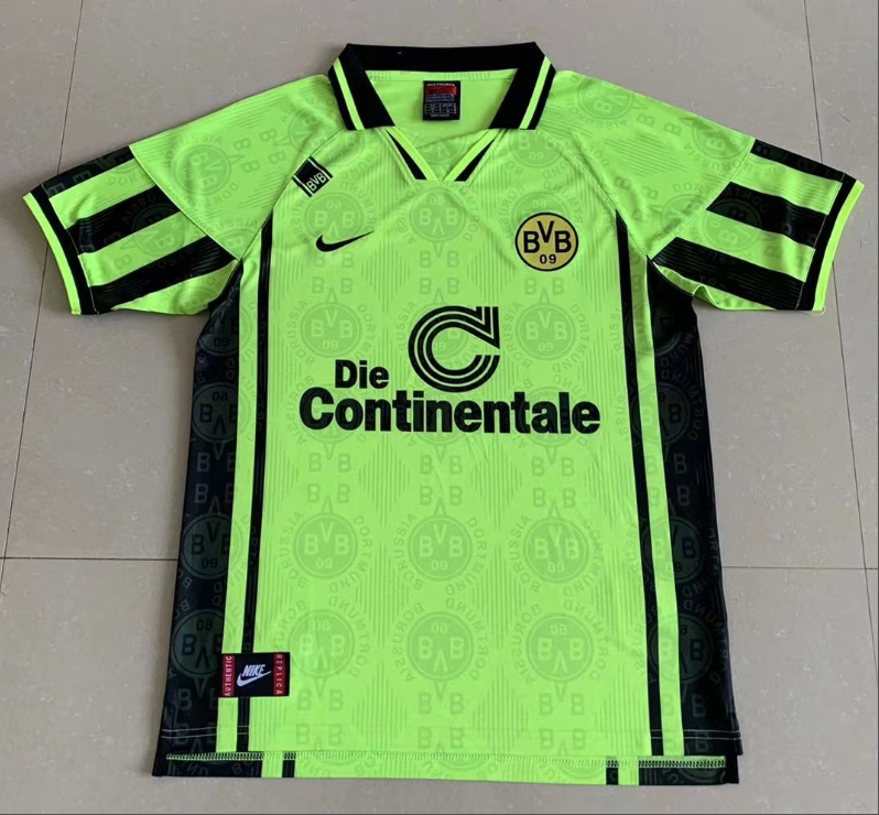1996-1997 Retro Dortmund Home Football 01 Shirt 1:1 Thai Quality