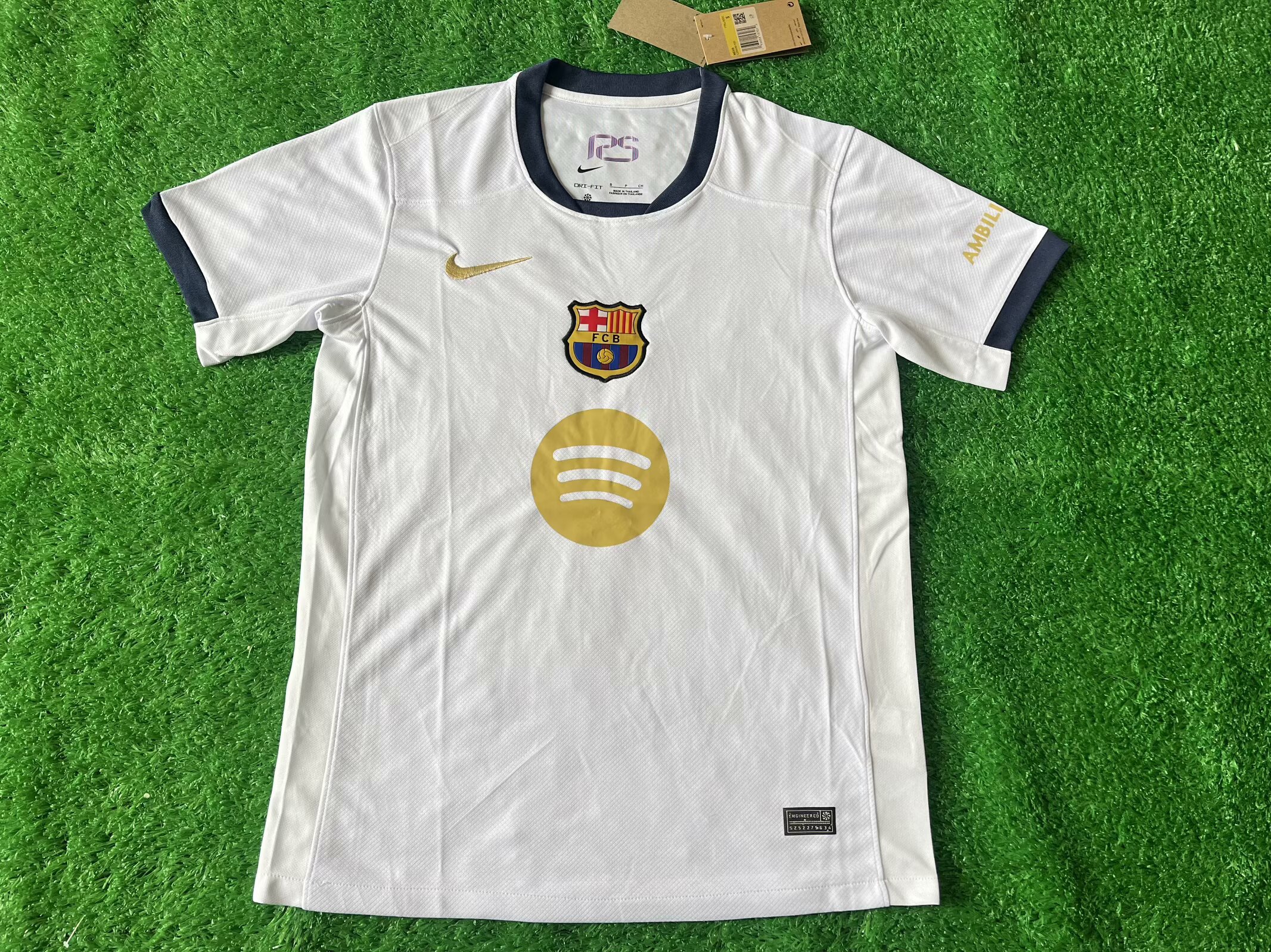 2025/2026 Barcelona white No Spotify Football Shirt 1:1 Thai Quality