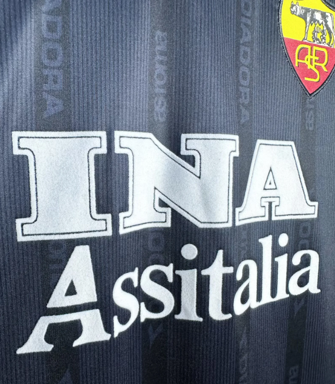 1999/2000 Long Sleeve Retro Roma Third Away Football Jersey 1:1 Thai Quality