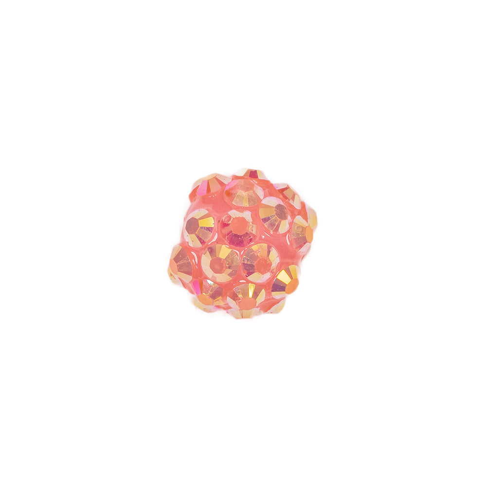 Pink AB Rhinestone and Resin Faceted 12mm Beads - 10pc - Joann Fabrics