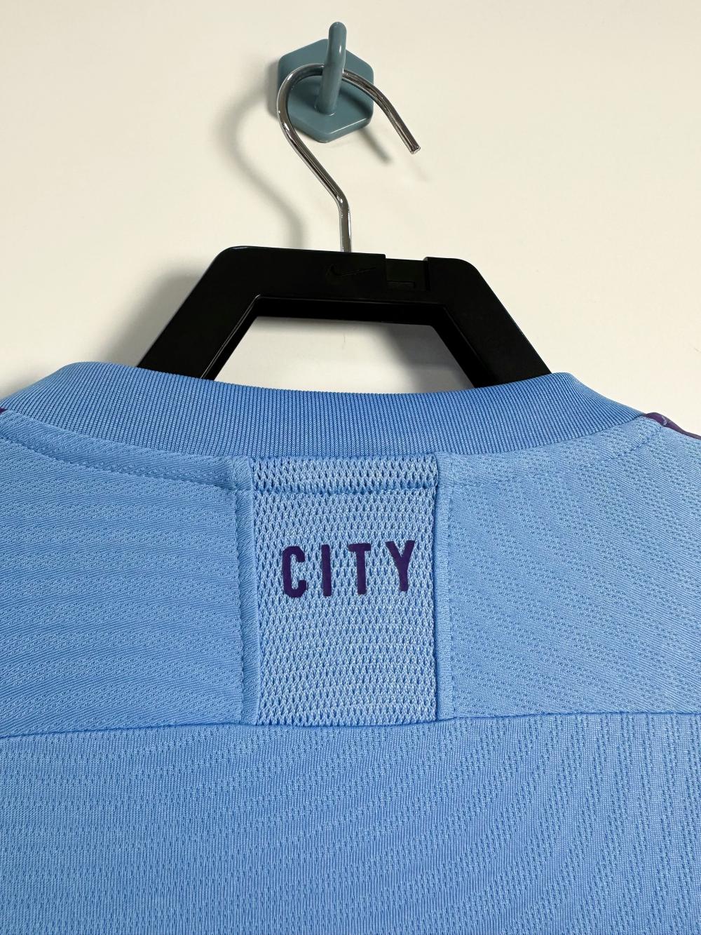 2019-2020 Retro Manchester City Home Football Shirt 1:1 Thai Quality