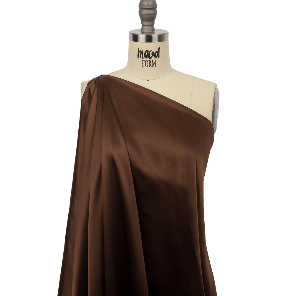 Stretch Silk Charmeuse - Chocolate - Premium Collection - Joann Fabrics