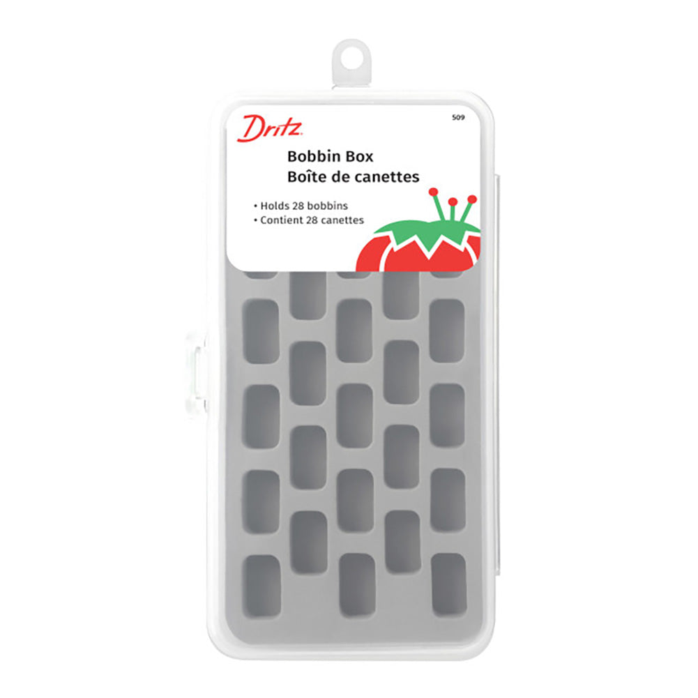 Dritz Plastic Bobbin Box with Insert - Clear - Joann Fabrics
